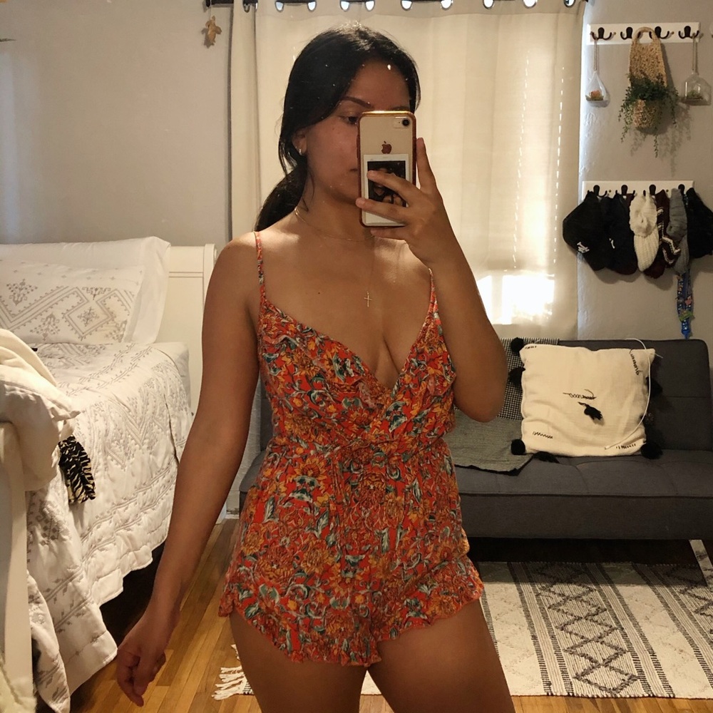 Floral Mini Romper